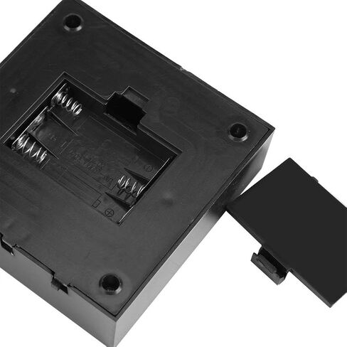 قاعدة حامل إضاءة بيضاء LED من POCREATION، حامل عمل فني كريستالي مربع 12 مصباح LED مع محول كابل USB لفن الزجاج الكريستالي ثلاثي الأبعاد (أسود، 3.7 بوصة) in Kuwait