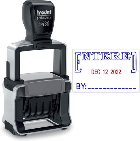Trodat 5430 Professional Self-Inking Date Stamp - Black Ink in Kuwait