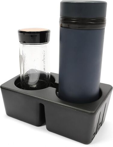 حامل أكواب وحدة التحكم JMTAAT متوافق مع 2007-2014 Chevy Silverado Avalanche Suburban GMC Sierra Yukon Escalade وحدة التحكم الأرضية المزدوجة حامل الكأس استبدال للجزء 19154712 in Kuwait