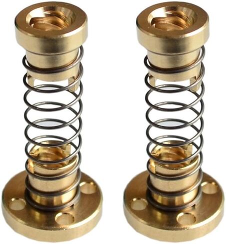 مجموعة من 2 قطعة T8 مكافحة رد الفعل العكسي الربيع تحميل الجوز القضاء على الفجوة الجوز للطابعة ثلاثية الأبعاد T8 الرصاص المسمار قطر 8 مللي متر الملعب 2 مللي متر الرصاص 8 مللي متر in Kuwait