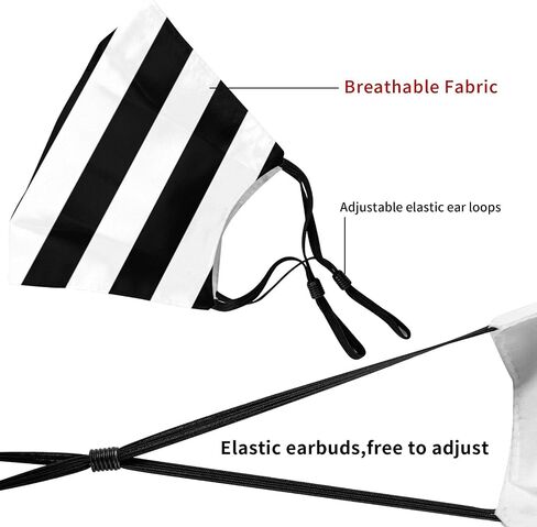 4pcs Face Mask With Filter Pocket, Washable Reusable Scarf Balaclava, For Women Men Adult Teens in Saudi Arabia