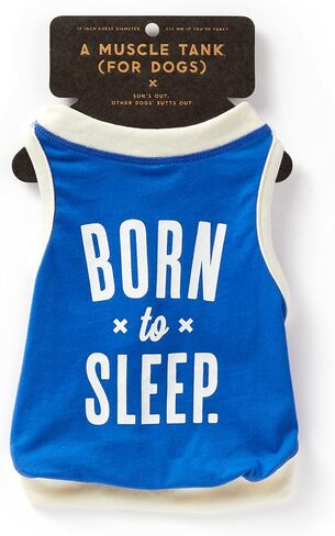 Life of The Party Dog Tank; Pre-Shrunk Cotton Pet Muscle Tank; Medium (22" Chest); Cute Dog Accessories with Eye-Catching Design in Kuwait