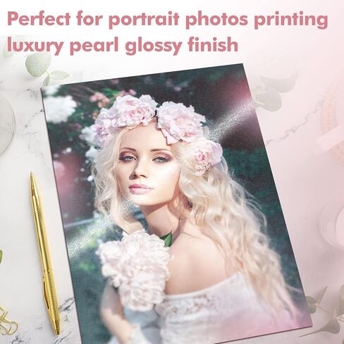 Koala Pearl Glossy Photo Paper 8.5X11 Inches 48LB 30 Sheets Shiny for Inkjet and Laser Printer Use DYE INK 180GSM in Saudi Arabia