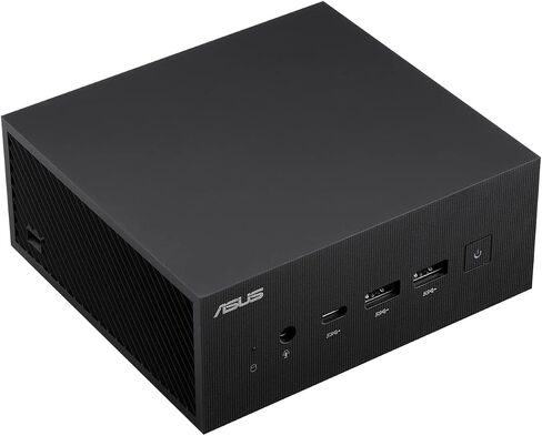 نظام كمبيوتر صغير ASUS ExpertCenter PN52 مع AMD 8-Core R7-5800H، وذاكرة وصول عشوائي DDR4 سعة 16 جيجابايت، وM.2 PCIE 512 جيجابايت SSD، وواي فاي 6E، وبلوتوث، ومنفذ USB-C، ونظام التشغيل Windows 11 Pro، أسود in Saudi Arabia