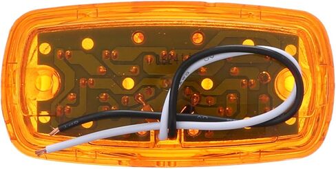 Grote G4603 Yellow Hi Count Square-Corner 13-Diode LED Clearance Marker Light in Saudi Arabia