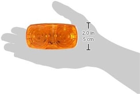 Grote G4603 Yellow Hi Count Square-Corner 13-Diode LED Clearance Marker Light in Saudi Arabia