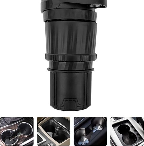 SACSTAR Cup Holder Expander for Car with Adjustable Base, Compatible with Hydro Flasks 32/40oz, Yeti 14/24/36/40oz Ramblers, Other Large Bottles & Big Drinks, 32-40 in Saudi Arabia