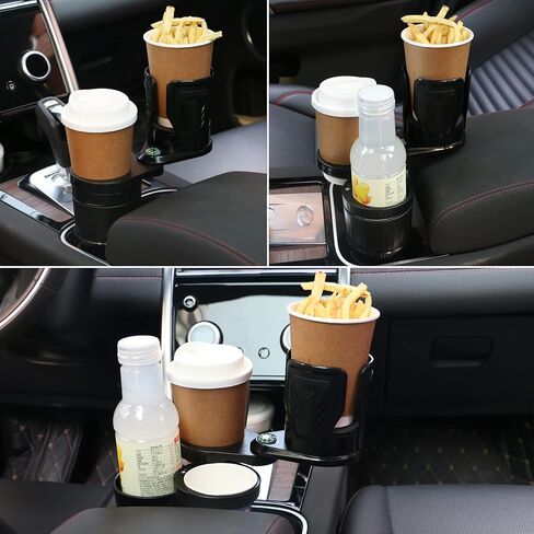 SACSTAR Cup Holder Expander for Car with Adjustable Base, Compatible with Hydro Flasks 32/40oz, Yeti 14/24/36/40oz Ramblers, Other Large Bottles & Big Drinks, 32-40 in Saudi Arabia