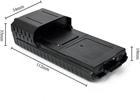 حافظة بطارية 6×AA باللون الأسود لراديو ثنائي الاتجاه لـ Baofeng UV-5R UV-5RE Plus in Saudi Arabia