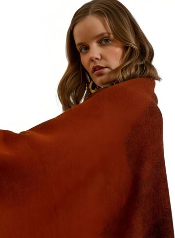 شالات وأغطية ناعمة 100% من الألبكة للأطفال قابلة للعكس - بطانية عصرية شتوية للرجال والنساء in Kuwait