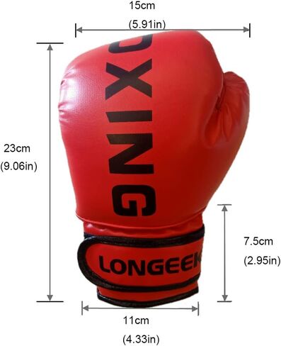 Longeek 4/6oz Kids Boxing Gloves,Training Gloves,Bag Gloves,Fight Gloves for 3-15 Years Childrens in Saudi Arabia
