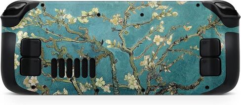 TACKY DESIGN Sakura Skin Compatible with Steam Deck Skin, Almond Blossoms Steam Deck Accessories Turquoise Vinyl 3m Decal Cute Full wrap Steam Deck Cover in Saudi Arabia