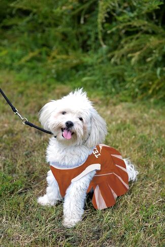 Pets First NCAA Texas Longhorns Dog Cheerleader Outfit, Small in Saudi Arabia