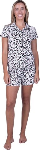 Women’s Classic Pajamas Top & Shorts Lounge/PJ Set, Super Soft, Comfy Wide Leg in Saudi Arabia