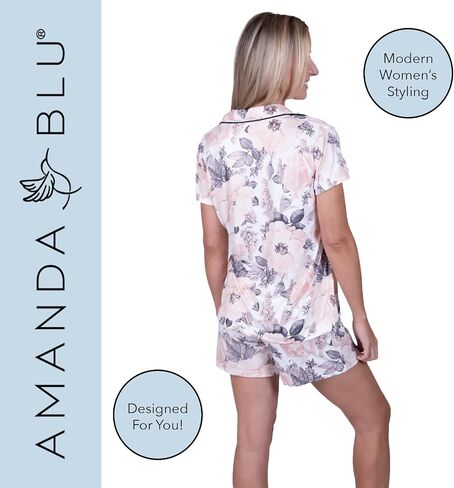 Women’s Classic Pajamas Top & Shorts Lounge/PJ Set, Super Soft, Comfy Wide Leg in Saudi Arabia