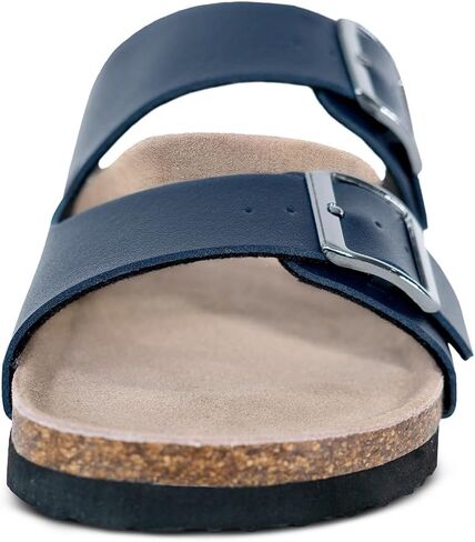 TF STAR Women flat comfort casual slide cork sandals,footbed sandals for women in Kuwait
