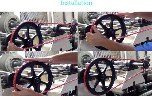 حزام V قابل للتعديل على شكل حرف V - حزام ربط من النوع Z مقاس 3/8 بوصة × 5 أقدام in Kuwait