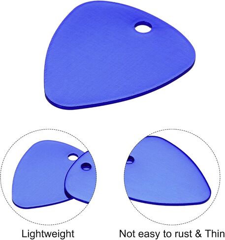 MECCANIXITY Metal Triangle Tags Stamping,Green Blank Dog Tags DIY Engraving Blank Tags,Aluminium for Pet Dog ID Tags,Pendant Decoration,Craft Tags,Pack of 10 in Saudi Arabia