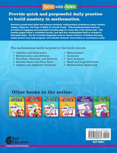 180 Days of Practice for 4th Grade (Set of 3), Assorted Fourth Grade Workbooks for Kids Ages 8-10, Includes 180 Days of Reading, 180 Days of Writing, 180 Days of Math in Saudi Arabia