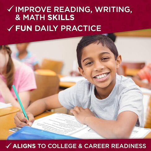 180 Days of Practice for 4th Grade (Set of 3), Assorted Fourth Grade Workbooks for Kids Ages 8-10, Includes 180 Days of Reading, 180 Days of Writing, 180 Days of Math in Saudi Arabia