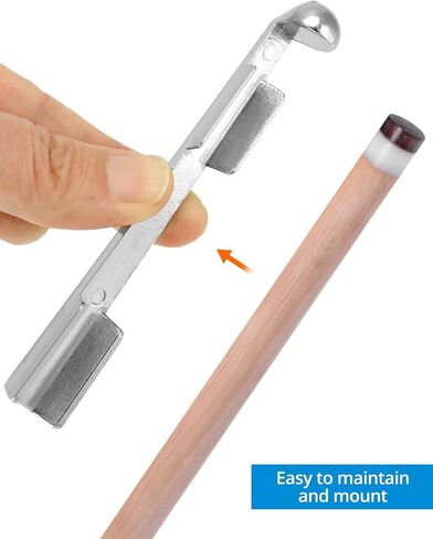 QWORK Pool Cue Tip Clamps Adjustable Metal Buckle Design for Easy Billiard Tip Repair and Replacement Pack of 3 in Saudi Arabia