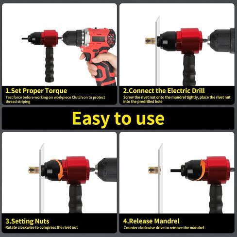 200 قطعة SAE & متري جوزة برْشام عدة الكربون الصلب ريفنوت الخيوط إدراج تشكيلة مجموعة الجوز أحجام 6-32 8-32 10-24 10-32 1/4-20 ، M3 M4 M5 M6 M8 in Kuwait
