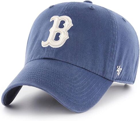 '47 Boston Red Sox Clean Up Dad Hat Baseball Cap - Timber Blue in Saudi Arabia
