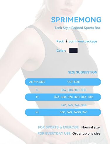 حمالات صدر رياضية بدون أكمام للنساء مع حشوات قابلة للإزالة للتمرين in Kuwait