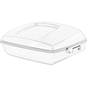 HR3 Superior Blue Chopped Trunk Tour Luggage & Latches Compatible with 2017 FLTRXS FLHXS Fit for 2014-later Harley Touring Road King Road Glide Street Glide Electra Glide in Kuwait