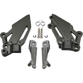 TCT-MOTORPARTS Front Driver Footpeg Footrest Bracket Fit For Kawasaki NINJA 300 EX300 2013-2017; Z300 2015-2018; Ninja 250R 2013-2017; Z250 2013-2018 in Saudi Arabia