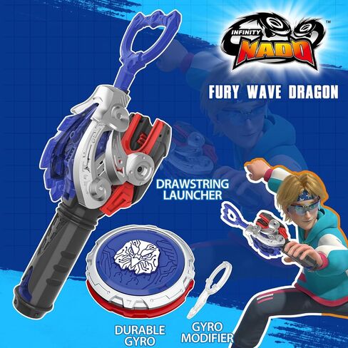 INFINITY NADO Bey Battling Blade Toys, 2 PCS Spinning Top Battle Set Toys for Kids, Bey Battle Blade Brust Sword Top Toys for 5 6 7 8 9 10 11 12 Year Old Boys in Kuwait
