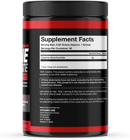 X-CREATINE Pure Micronized Creatine Monohydrate Powder - Supports Muscle Strength, Power, and Recovery - Gluten-Free, Non-GMO, Performance Enhancing Supplement (90 Servings) in Saudi Arabia