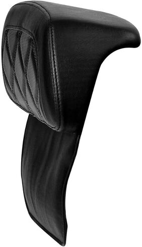 HR3 Color-Matched Charred Steel & Lightning Silver 5.5 in. Razor Tour Pack Luggage Trunk w/Backrest Pad Fits for 2014-later Harley Touring Road King, Road Glide, Street Glide (Style D-Red) in Kuwait