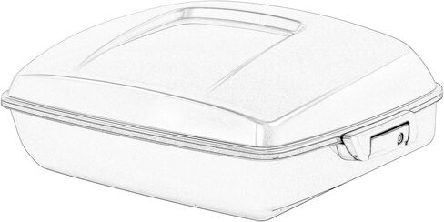 HR3 Superior Blue Chopped Trunk Tour Luggage & Latches Compatible with 2017 FLTRXS FLHXS Fit for 2014-later Harley Touring Road King Road Glide Street Glide Electra Glide in Kuwait