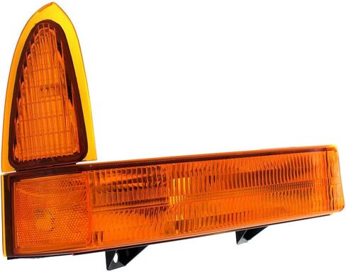 Ford F-250/F-350/F-450/F-550 Super Duty 1999 2000 2001 Turn Signal/وقوف السيارات سائق وجانب الراكب | زوج | عدسة العنبر | استبدال FO2520141 ، FO2521141 | XC3Z13201BA ، XC3Z13200BA in Saudi Arabia