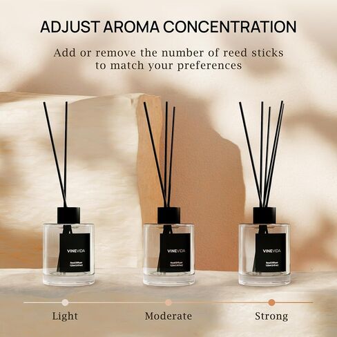 رائحة Vinevida لا. 50 Reed Diffuser - 120 مل (4 أوقية) - رائحة توقيع: Mahogany Teakwood ، ناشرات القصب للمنزل ، المكتب ، الحمام ، مصنوعة في عصي نادي رائحة الولايات المتحدة الأمريكية ، موزع العطور الغرفة in Kuwait