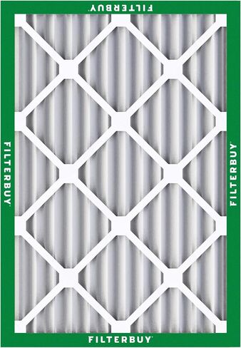 مرشح الهواء Filterbuy 21x27x5 MERV 8 Dust Defense (عبوة واحدة)، بديل مرشحات هواء فرن HVAC AC المطوي من أجل Trane Perfect Fit (الحجم الفعلي: 20.56 × 26.13 × 4.97 بوصة) in Saudi Arabia