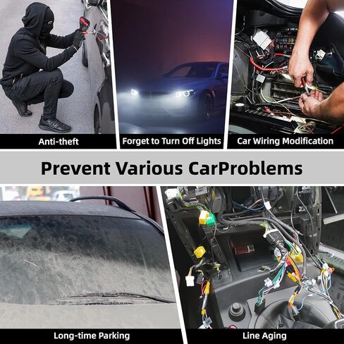 12v/24v 240A Kill Switch for Car Anti Theft Remote Battery Disconnect Switch with Remote Control Fobs & LED Screen Smart Voltage Kill Switch for Automobile, RV, ATV, Truck, Boat in Saudi Arabia