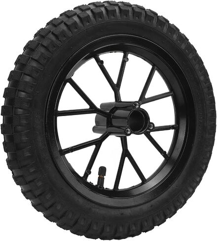 12.5x2.75 Rear Wheel Rim Tire Assembly Rubber Enhanced Grip Superior Traction for 2 Stroke Pocket Bike, Dirt Bike Rear Wheel Rim Assembly, with Simple Installation, Versatile in Saudi Arabia