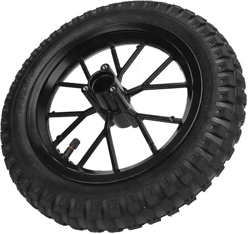 12.5x2.75 Rear Wheel Rim Tire Assembly Rubber Enhanced Grip Superior Traction for 2 Stroke Pocket Bike, Dirt Bike Rear Wheel Rim Assembly, with Simple Installation, Versatile in Saudi Arabia