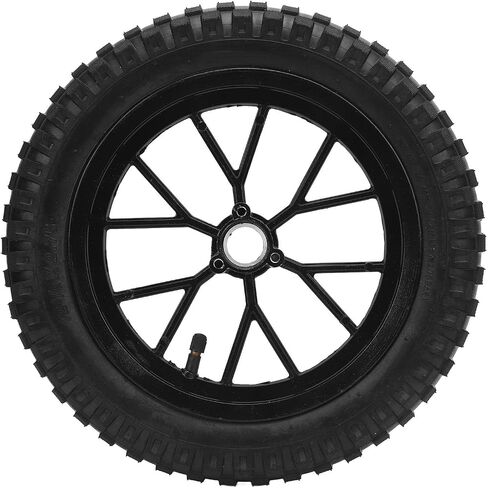 12.5x2.75 Rear Wheel Rim Tire Assembly Rubber Enhanced Grip Superior Traction for 2 Stroke Pocket Bike, Dirt Bike Rear Wheel Rim Assembly, with Simple Installation, Versatile in Saudi Arabia