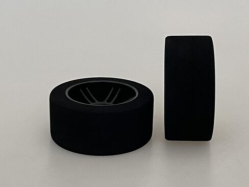 1/10 Drag 25 Shore Foam Tires 32mm Black Rim (2) BSRF3225-D in Saudi Arabia