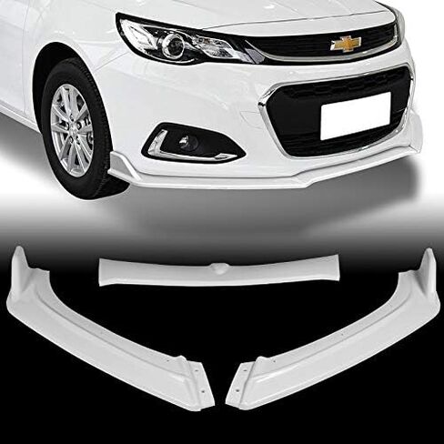 Eparts jdm cs على طراز 3 قطع الأمامية الوفير فاصل الشفة مجموعة المفسد الذقن متوافقة مع 2013-2018 شيفروليه ماليبو (أسود) in Kuwait
