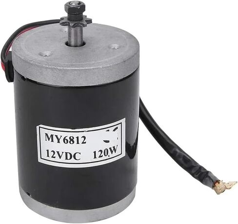 Motor Motor Motor DC 12V/24V 120W ، My6812 150W 120W 100W محرك كهربائي محرك عالي السرعة عالي السرعة مع سكوتر بكرة الحزام (100W ، 12) in Kuwait