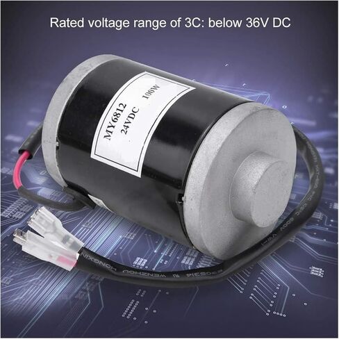Motor Motor Motor DC 12V/24V 120W ، My6812 150W 120W 100W محرك كهربائي محرك عالي السرعة عالي السرعة مع سكوتر بكرة الحزام (100W ، 12) in Kuwait