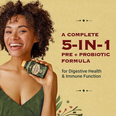 Akkermansia Muciniphila Probiotic - 10 مليار CFU GLP-1 معزز مع Lactobacillus Salivarius، Betaine HCL، Inulin، Tributyrin - مكمل ألياف لصحة الأمعاء وإدارة الوزن in Saudi Arabia