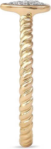 Sterling Silver 1/20 CT. TDW Diamond Pear Shape Cluster Promise Ring for Women (I-J, I2) in Kuwait