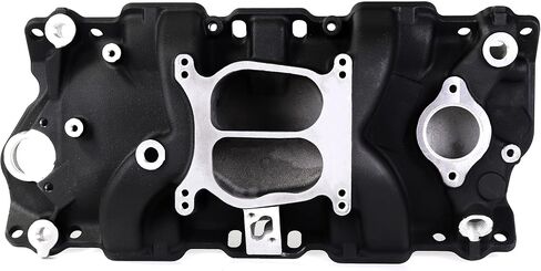 2101 2001 Performer RPM Intake Manifold Aluminum Dual Plane Compatible with Chevy Small Block SBC 262 265 267 283 302 305 307 327 350 400 V8 Engines in Kuwait