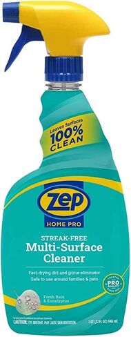 Zep Home Pro Streak-Free Multi-Surface Cleaner - 32 Fl. Oz. - R49406 - Pro Trusted Cleaning Power: Now in Refreshing Scents and Family Friendly Formulas (6)… in Kuwait
