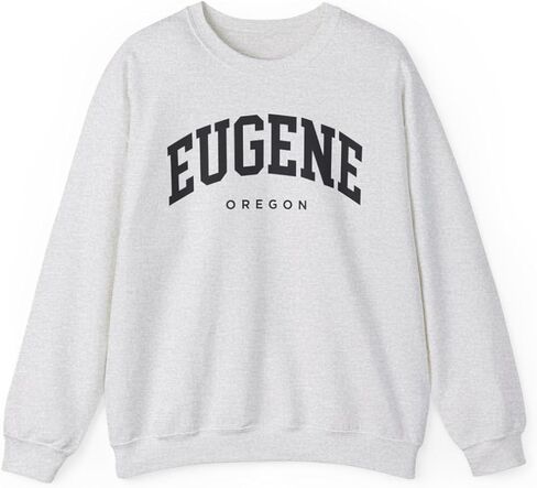 Eugene Oregon Adult Unisex Crewneck Sweatshirt in Saudi Arabia